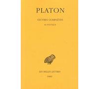Œuvres complètes. Tome IX, 1re partie: Le Politique Platon (Auteur)