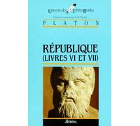 PLATON/ULB LA REPUBLIQUE (Ancienne Edition)