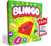 Platonia Games BLINGO - Grand Prix du Jouet 2026 - Jeu de Cartes Rapide et addictif de 3 à 8 Joueurs - Jeu de l'été - 15 Min - Apéro, Famille, Amis - Ces Diamants Vous rendront Dingo