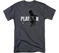 Platoon Movie Shadow of War Adult T-Shirt Graphic Unisex Tee Shirt Black XL