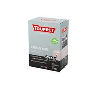 Plâtre de Paris en poudre pour mur / plafond intérieur, TOUPRET, 1 kg
