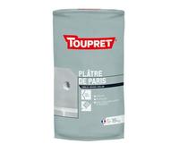 Plâtre de Paris - TOUPRET - 15kg - Extra fin - Multi-usages - Idéal pour moulages
