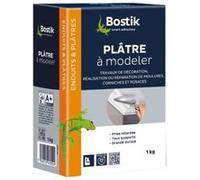Plâtre poudre fin à modeler boîte de 1kg - BOSTIK - 30604206 Blanc G