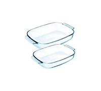 Plats à four classic rectangulaires (x2) - capacité 2,6l et 3,6l