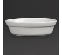 Plats à gratin ovales blancs olympia 52(h)x161(l)x116(p)mm G