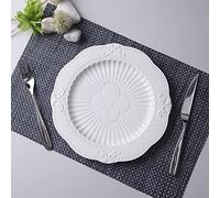 Plats Assiettes à dessert Assiettes à dîner Assiettes à salade Vaisselle de cuisine familiale Accessoires ménagers Assiette plate Apéritifs Assiettes à salade (couleur : 25,4 cm)