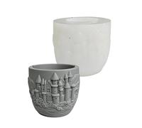 Plats de bijoux de moule de châteaux de silicone