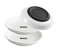 Plats De Chats Intérieurs - Plats De Nourriture Pour Chats En Céramique 3x, Animaux De Compagnie Résistants À La Chaleur, Bols Ne Prise En Charge Améliorée Chiots Hamsters Chinchillas Chaton De Chaton