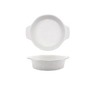 Plats de cuisson Plat à four en céramique, amphore ronde irrégulière, bol à légumes profond, style western spaghetti(White)