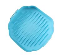 Plats de cuisson pour friteuse à air, doublure en silicone pour friteuse à air, tapis de four en silicone de 8 pouces, inserts de panier, cuisson antiadhésive réutilisable