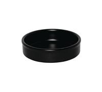 Olympia Plat empilable en porcelaine Olympia noir mat (lot de 6), grès, taille : 134 x 30 mm, passe au four, au micro ondes et au lave-vaisselle, DK833