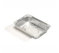Plats en aluminum avec couvercles rectangulaire…