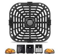 Plats Pour Cuisinés Vortex 6 en 1 6 Qt Gourmia GAF735 6 QT Air Frieder Plateau de Remplacement Pour Friteuse à Air, Accessoires D'origine Pour Friteuse à Air