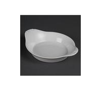 Plats ronds à oreilles blancs 47(h)x220(l)x177(p)mm