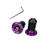 PLATT 1 paire d'embouts de guidon en aluminium pour VTT, vélo de route, BMX (violet)