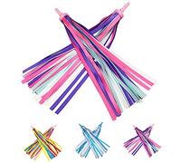 PLATT Enfant Vélo Rubans Multicolores Tassel Accessoires de Décoration Colorés pour des Trotinettes et Vélo Garçons Filles (1paire)