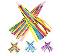 PLATT Enfant Vélo Rubans Multicolores Tassel Accessoires de Décoration Colorés pour des Trotinettes et Vélo Garçons Filles (1paire)