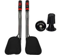 PLATT Guidon de vélo 31,8 en carbone, guidon aérobar pour course/triathlon, prolongateur de guidon Tri Bar, 3K brillant