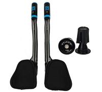 PLATT Guidon de vélo 31,8 en carbone pour course/triathlon Aerobar Tri Bar, 3K Glossy