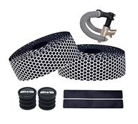 PLATTBK Guidoline Velo Route, Eva Bandes de Guidon Avec Bouchons d'extrémité, Antidérapant Confortable Cyclisme Bandeau de Guidon Vélo