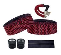 PLATTBK Ruban de guidon de vélo, Eva Bandes de Guidon Avec Bouchons d'extrémité, Antidérapant Confortable Cyclisme Bandeau de Guidon Vélo