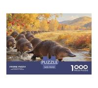 Platypus 1000 Pieces Faune Sauvage Puzzle en Papier Détente & Relaxation Jeu Cadeau Unique Adultes Et Enfants Dès 14 Ans 70x50cm/1000pcs