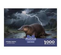 Platypus 1000 Pieces Faune Sauvage Puzzle en Papier Qualité Supérieure Jeu Cadeau Unique Adultes Enfants 70x50cm/1000pcs