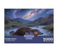 Platypus 1000 Pieces Faune Sauvage Puzzle en Papier Qualité Supérieure Jeu Cadeau Unique Adultes Enfants 38x26cm/1000pcs