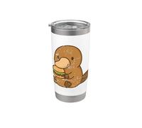 Platypus Burger Chill Dessin animé Gobelet isotherme en acier inoxydable double paroi