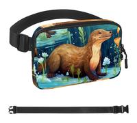 Platypus Ceinture de course à pied avec poche pour homme et femme, support de téléphone pour la course à pied, sac banane de course à pied, taille réglable, Multicolore 13., 1.5x9.0x5.9in/4x23x15cm
