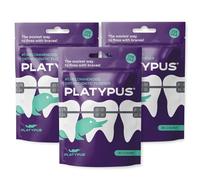 Platypus Flossers for Use with Braces, to Keep Teeth and Gums Clean and Healthy, Suitable for On the Go, 30 Flossers x 3