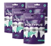 Platypus Flossers for Use with Braces, to Keep Teeth and Gums Clean and Healthy, Suitable for On the Go, 30 Flossers x 4