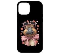 Platypus Lunettes de Saint-Valentin en Forme de cœur Coque pour iPhone 12 Mini
