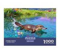 Platypus, Puzzle De 1000 Pièces, Détails Riches Et Couleurs Vives, Idéal pour Encadrement, pour 12 Ans Et Plus, Style Peint Animal, 70x50cm/1000pcs