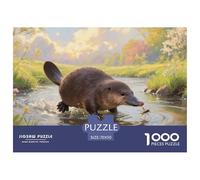 Platypus Puzzles 1000 Pieces Cadeau Unique Jeu Éduchatif Défi Jouet À De Qualité Supérieure Peinture Art pour Adultes Enfants 70x50cm/1000pcs