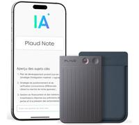 Plaud Note Enregistreur Vocal IA avec Étui, Dictaphone et Enregistreur Vocal Numérique, Contrôle Via App, Transcription et Résumé IA, Team Plan, 112 Langues Conçu pour Conférences, Réunions et Appels