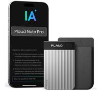 Plaud Note Pro Enregistreur Vocal IA Dictaphone Numérique avec Transcription, Résumé IA Saisie multimodale Jusqu’à 50h d’Enregistrement Teams Conçu pour Conférences Réunions Appels Étui Inclus