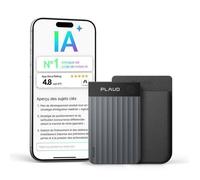Plaud Note Pro - Enregistreur vocal - Transcription et résumé IA - Réunions et appels - 64 Go - 112 langues - Noir étui noir
