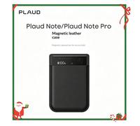 Plaud Note Pro/Plaud Note Étui en cuir magnétique, porte-cartes portable, cadeau Black