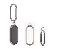 PLAUD NotePin AI Voice Recorder - Housse de protection avec suspension - En silicone souple - Anti-chocs - Gris transparent