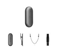 Plaud NotePin Bundle avec 4 Accessoires Inclus Collier et Bracelet, Enregistreur Vocal IA pour Cours Réunions Gris