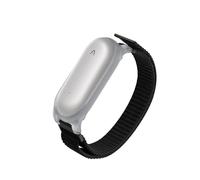 Plaud NotePin Bundle avec Accessoires Bracelet, Enregistreur Vocal IA pour Cours Réunions Argent