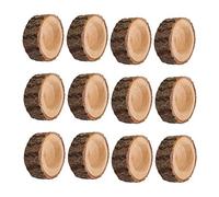Plawee 12 PièCes Bougeoir en Bois, Photophore Votif pour la FêTe de Mariage pour la Table, Halloween FêTe de NoëL DéCor à