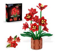 PLAXSOON Jeu de Construction de Fleurs pour Adultes, Collection Botanique | Kit de fleurs artificielles en blocs avec bouquet et bonsaï, idéal pour créer une élégante décoration de la maison