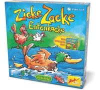 PLAY-601105196¿Canard Zicke Zacke¿Extension En Un Jeu D'Enfant En Crosse De Poule¿Jeu Pour Enfants À Partir De 4 Ans, Pour 2 À 6 Joueurs, Uniquement Jouable Avec Crosse De Poulet En Zigzag