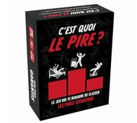 PLAY ALL NIGHT - C’est Quoi Le Pire ? - Le Jeu Qui Te Demande de classer Les Pires Situations - Jeu de Société pour Adultes - Ambiance, Fous Rires Garantis - Parfait pour Les soirées Entre Amis