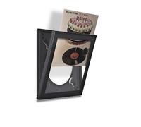 PLAY AND DISPLAY Art Vinyl Cadre pour Vinyles Noir Mat 38 x 38 cm avec Protection UV et Acrylique Résistant aux Rayures - Pour 1 à 3 LP ou Double LP Gatefold - Montage Facile au Mur