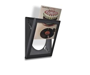 PLAY AND DISPLAY Art Vinyl Cadre pour Vinyles Noir Mat 38 x 38 cm avec Protection UV et Acrylique Résistant aux Rayures - Pour 1 à 3 LP ou Double LP Gatefold - Montage Facile au Mur