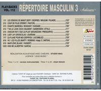 Play-Backs - Répertoire Masculin #3
