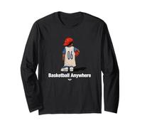Play Basketball, Basketball Anywhere Illustration Graphic Manche Longue